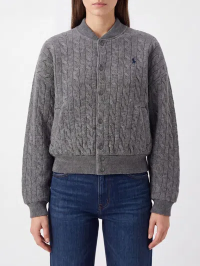 Polo Ralph Lauren Coat Woman Color Grey In 灰色