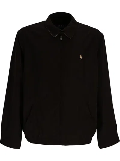 Polo Ralph Lauren Bi-swing Lightweight Zipped Jacket Clothing In Black
