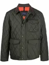 Polo Ralph Lauren Quilted Straight Hem Jacket In Grün