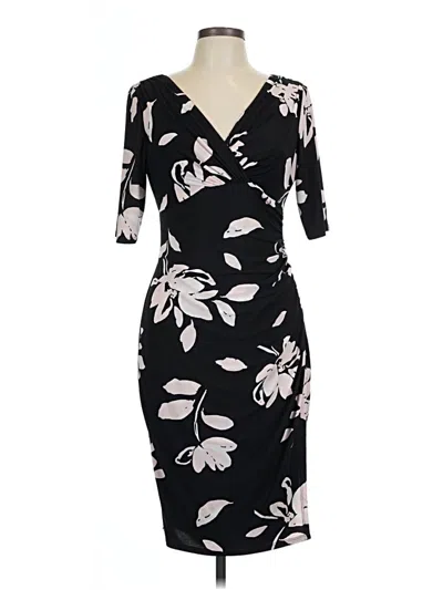 Pre-owned Polo Ralph Lauren Cocktail Dress In Black