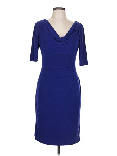Pre-owned Polo Ralph Lauren Cocktail Dress In Blue