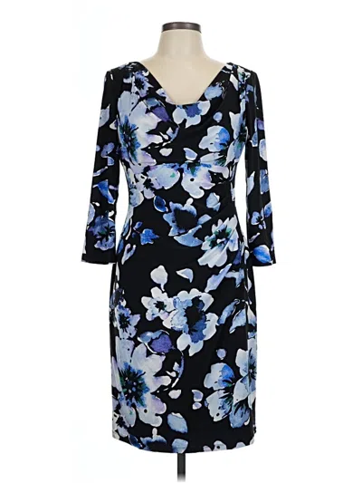 Pre-owned Polo Ralph Lauren Cocktail Dress In Blue