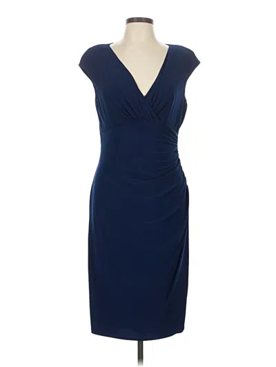 Pre-owned Polo Ralph Lauren Cocktail Dress In Blue