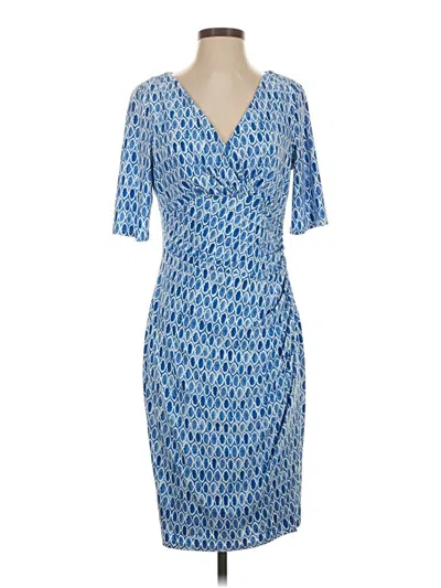 Pre-owned Polo Ralph Lauren Cocktail Dress In Blue