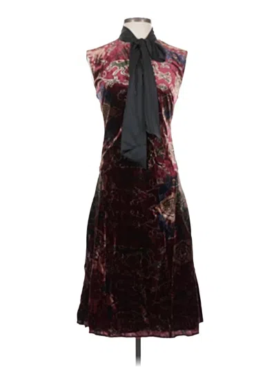 Polo Ralph Lauren Cocktail Dress In Burgundy