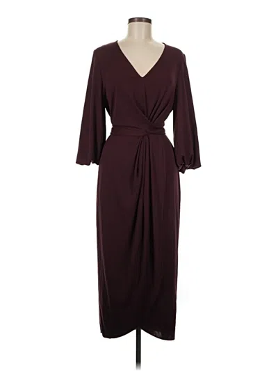 Polo Ralph Lauren Cocktail Dress In Burgundy