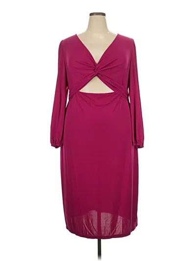 Polo Ralph Lauren Cocktail Dress In Burgundy