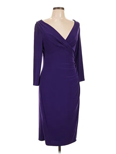 Polo Ralph Lauren Cocktail Dress In Purple