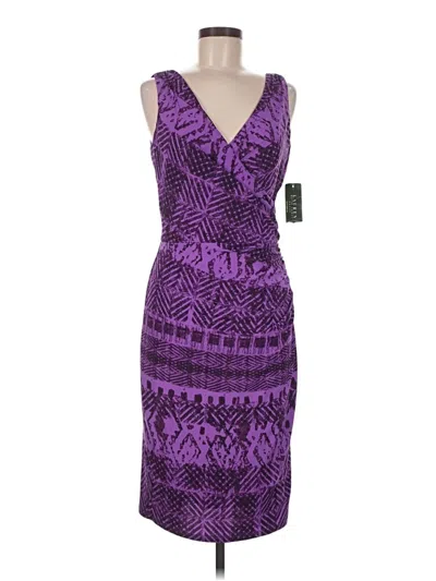 Polo Ralph Lauren Cocktail Dress In Purple