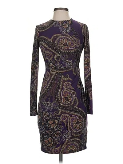 Polo Ralph Lauren Cocktail Dress In Purple