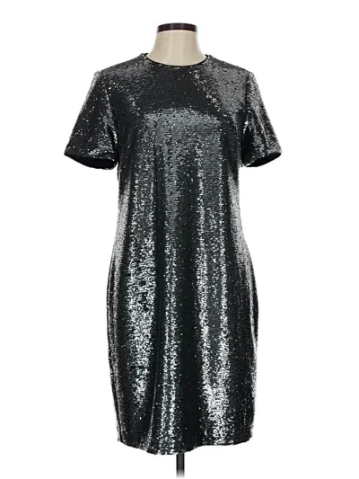 Pre-owned Polo Ralph Lauren Cocktail Dress In Silver