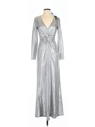 Polo Ralph Lauren Cocktail Dress In Silver