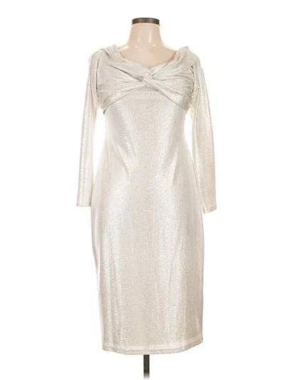 Polo Ralph Lauren Cocktail Dress In Silver