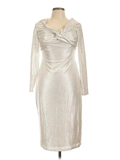 Polo Ralph Lauren Cocktail Dress In Silver