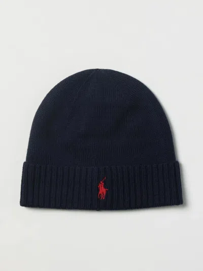 Polo Ralph Lauren Cold Weather Wool Hat In Hunter Navy