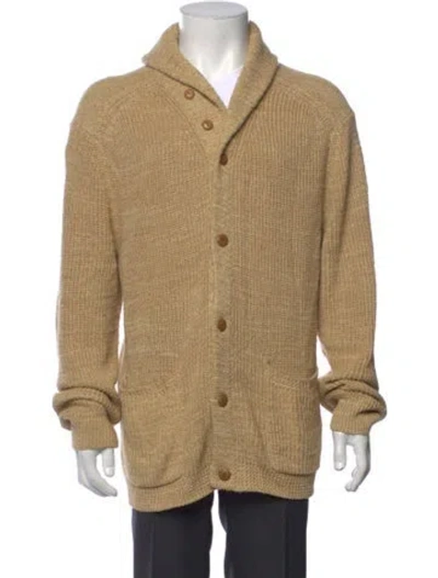 Pre-owned Polo Ralph Lauren Collar Long Sleeve Cardigan In Neutrals