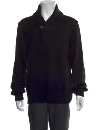Pre-owned Polo Ralph Lauren Collar Long Sleeve Polo Sweater In Blue