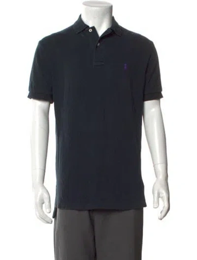 Pre-owned Polo Ralph Lauren Collar Short Sleeve Polo Shirt In Green