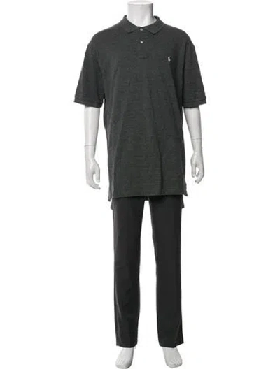 Pre-owned Polo Ralph Lauren Collar Short Sleeve Polo Shirt In Green
