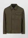 Polo Ralph Lauren Collared Long Sleeve Sweatshirt And Pockets In Green