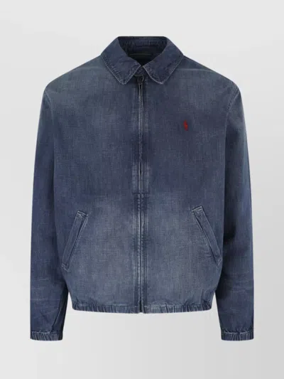 Polo Ralph Lauren Windbreaker Unlined In Blue