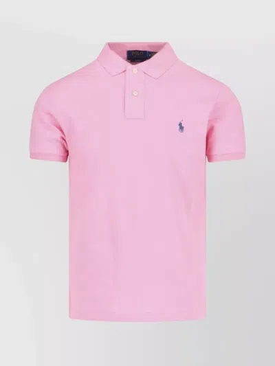 POLO RALPH LAUREN COLLARED T-SHIRT WITH SHORT SLEEVES