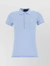 Polo Ralph Lauren Collared Top Short Sleeves In Blue