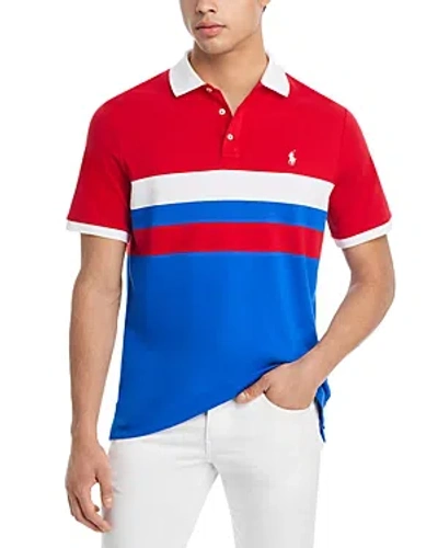 Polo Ralph Lauren Color Block Short Sleeve Polo Shirt In Multi