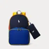 Polo Ralph Lauren Color-blocked Backpack & Lunch Tote Set In Multi