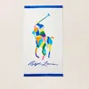 Polo Ralph Lauren Color-blocked Big Pony Beach Towel In White