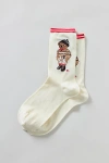 Polo Ralph Lauren Colorado Bear Crew Sock In Ivory, Women's At Urban Outfitters In White