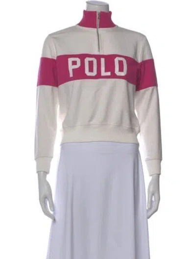 Pre-owned Polo Ralph Lauren Colorblock Pattern Long Sleeve Polo W/ Tags In Multi