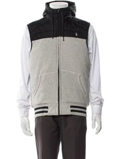 Pre-owned Polo Ralph Lauren Colorblock Pattern Vest In Black