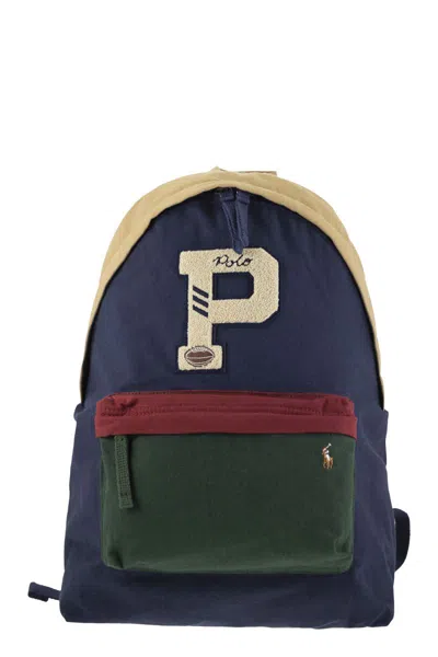 Polo Ralph Lauren Colour Block Canvas Backpack