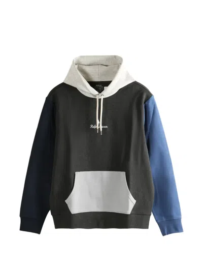Polo Ralph Lauren Colour-block Logo-detail Hoodie In Multi