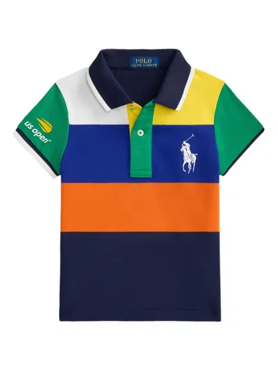 Polo Ralph Lauren Kids' Colour-block Polo Shirt In Multi