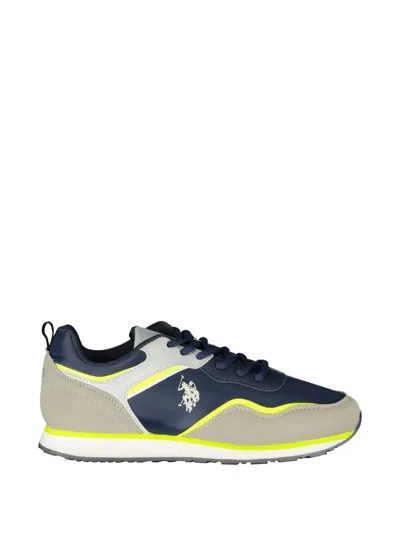 Polo Ralph Lauren Colour-block Lace-up Sneakers In Multi