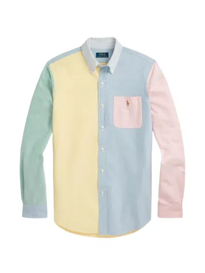Polo Ralph Lauren Colour-block Pocket Shirt In Multi