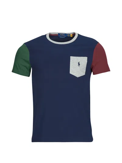 Polo Ralph Lauren Colour-block T-shirt In Blue
