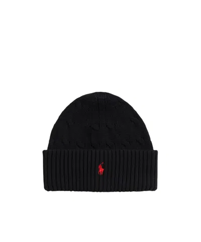 Polo Ralph Lauren Comfortable Cotton Cap In Black