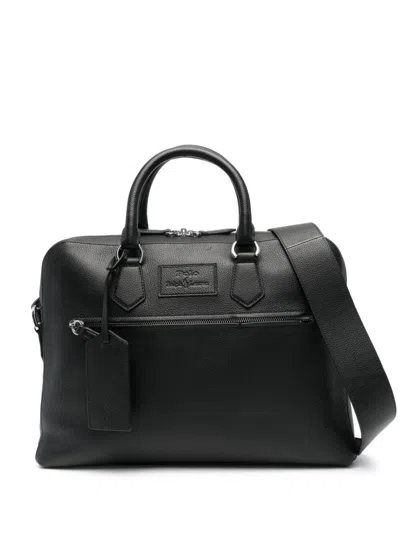 Polo Ralph Lauren Commuter Medium Business Case In Black