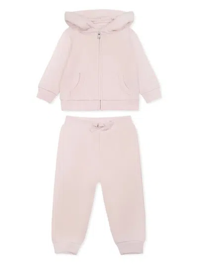 Polo Ralph Lauren Completo Bambino Set Pantaloni "lsfzhood" In Pink