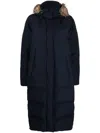 Polo Ralph Lauren Concealed-fastening Hooded Parka In Blue
