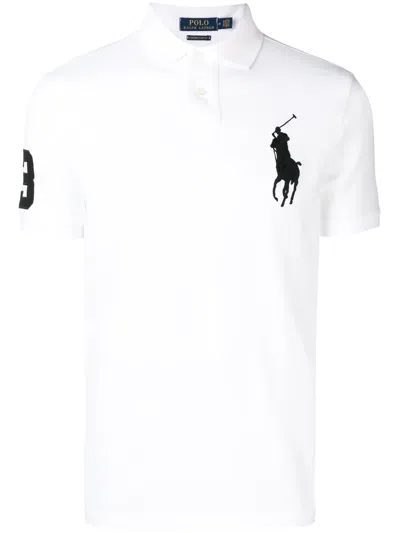POLO RALPH LAUREN CONTRAST-LOGO T-SHIRT
