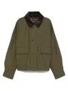 Polo Ralph Lauren Contrasting-collar Jacket In Green