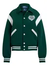 Polo Ralph Lauren Cotton-blend Embroidered Bomber Jacket