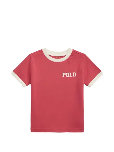 Polo Ralph Lauren Kids' Contrast-trim Logo-print T-shirt