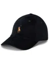Polo Ralph Lauren Corduroy Baseball Cap In Black