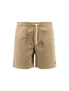 Polo Ralph Lauren Corduroy Bermuda Shorts With Logo Embroidery