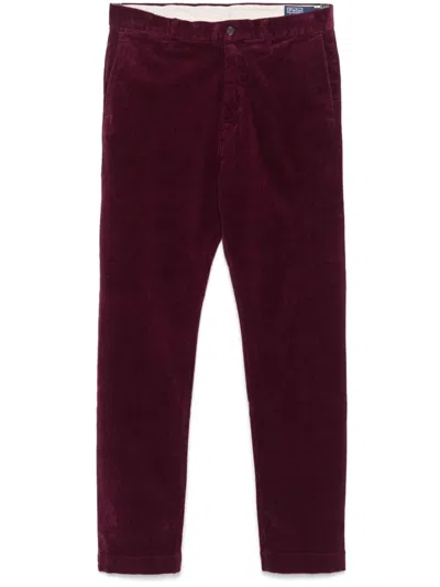 Polo Ralph Lauren Corduroy Chinos In Red